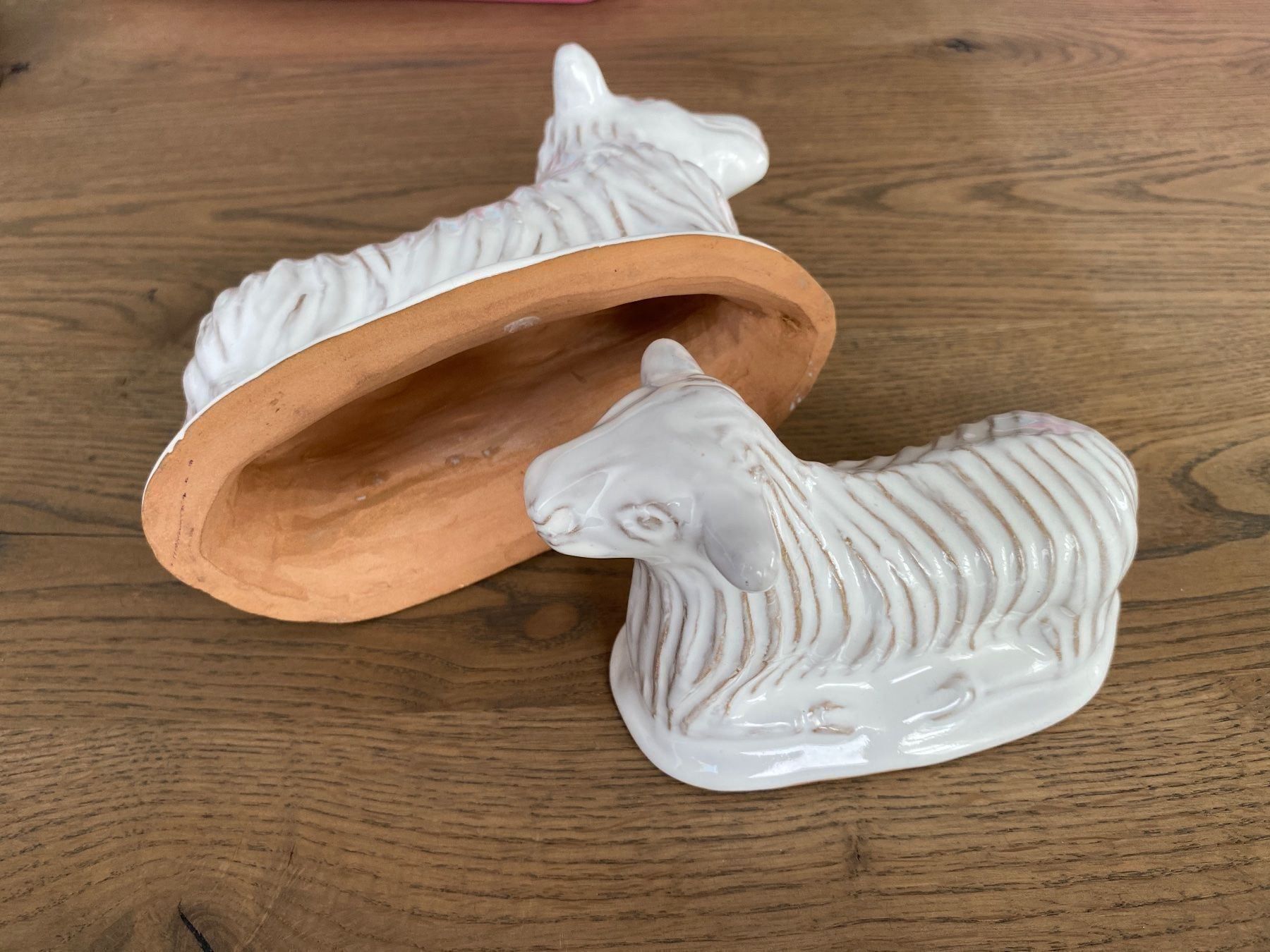 Statuette: 2 Deko Schafe Lamm Oster Deko – Usato da Rickenbach b. Wil venduto da sunneschii_ 5