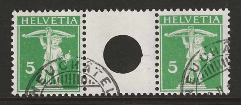 Tutti i francobolli: Zwischensteg Nr. S3  : KP 440.-- – Usato da Gümligen venduto da Geniusbuy