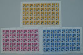 1944, Nr.259-261 Bogen +diverse Plattenfehler!! **. 200.-+