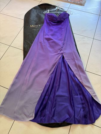 NEU - Mercy's Couture Abendkleid - violett/flider  Gr 38