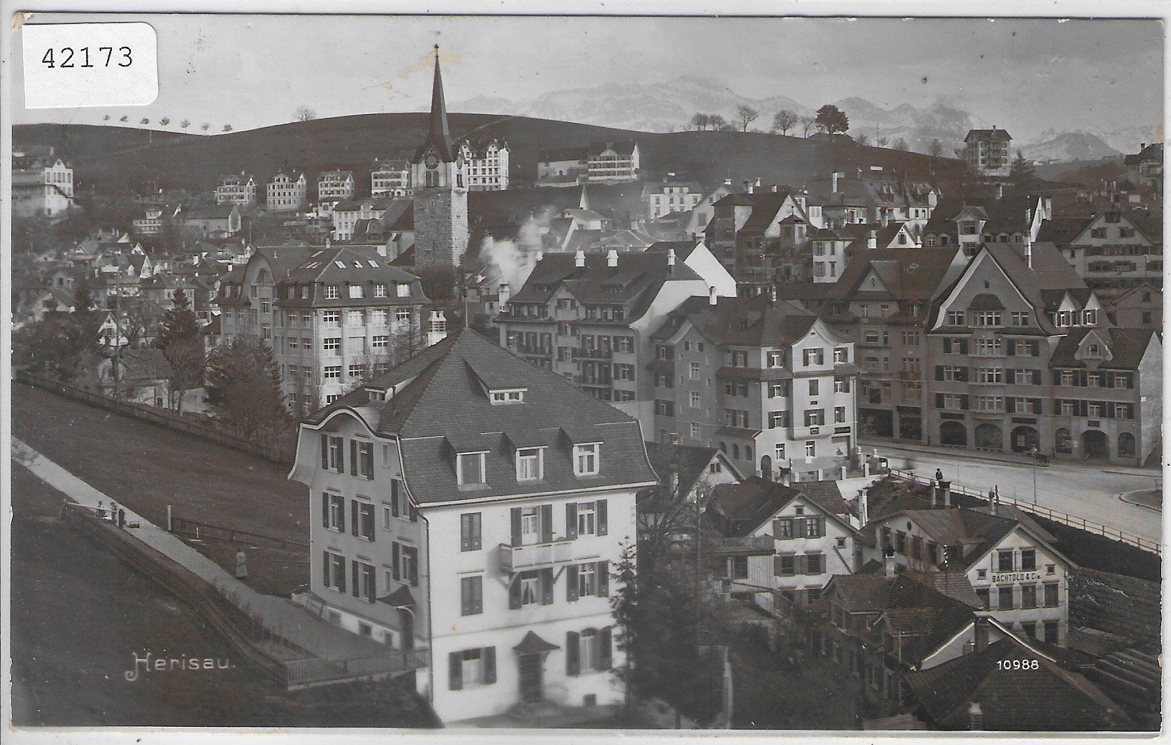 Cartoline postali: Herisau - Dorfpartie – Usato da Ettingen venduto da Kartenplanet
