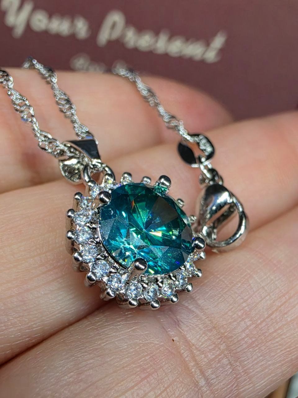 Catenine: Collier argent avec zircons – Nuovo e nell'imballaggio originale da Reconvilier venduto da Tsma67 3