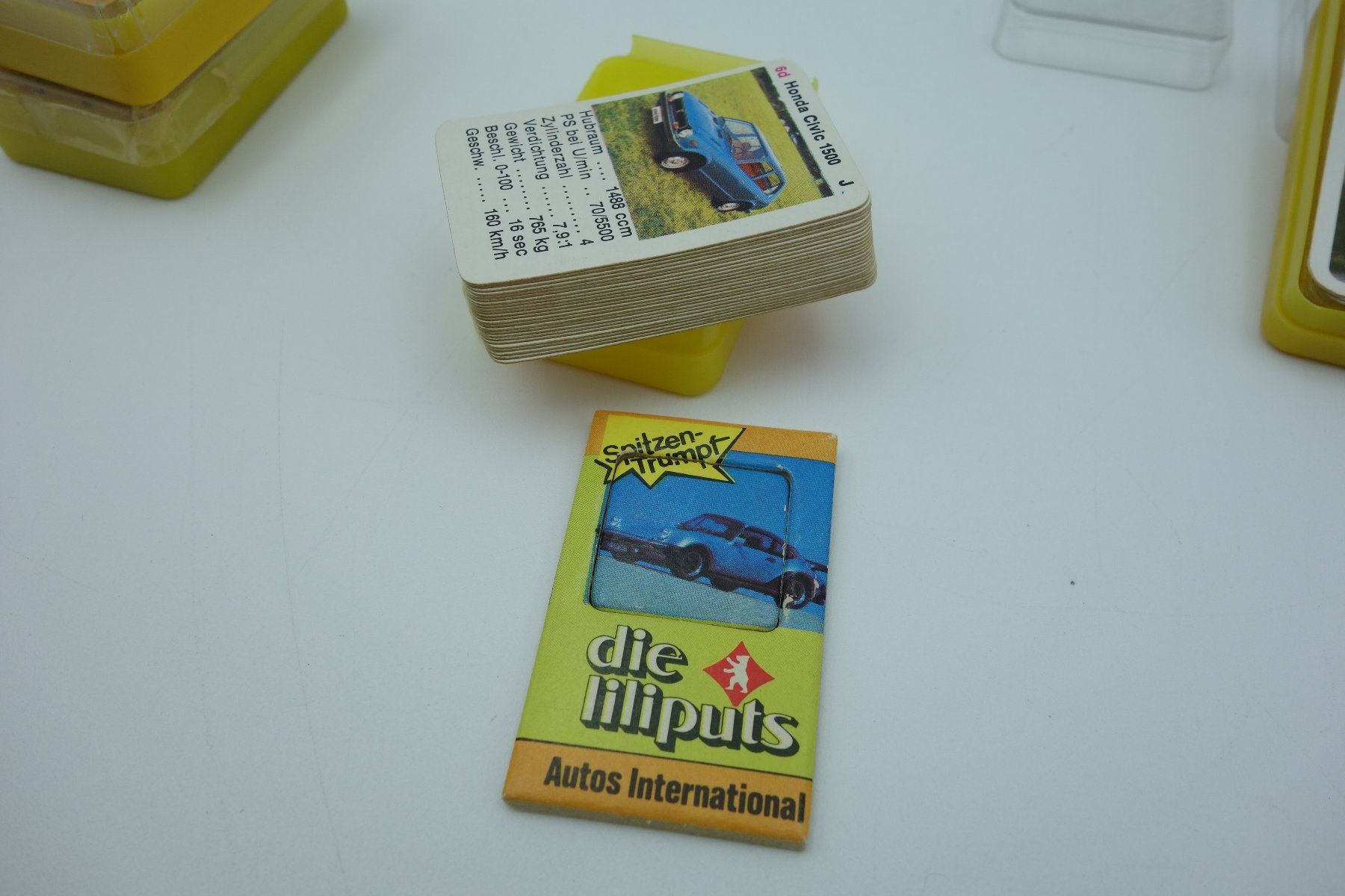 Giochi: 3 Die Liliputs +2 Maxi Mini Quartetts, Auto, Töff, Flugzeuge – Usato da Wil SG venduto da Donaldus 3