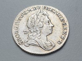 🇬🇧 UK Sixpence SSC 1723 VF++ Silver. Rare quality.