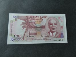Malawi 1992, 1 Kwacha      - ungefaltet