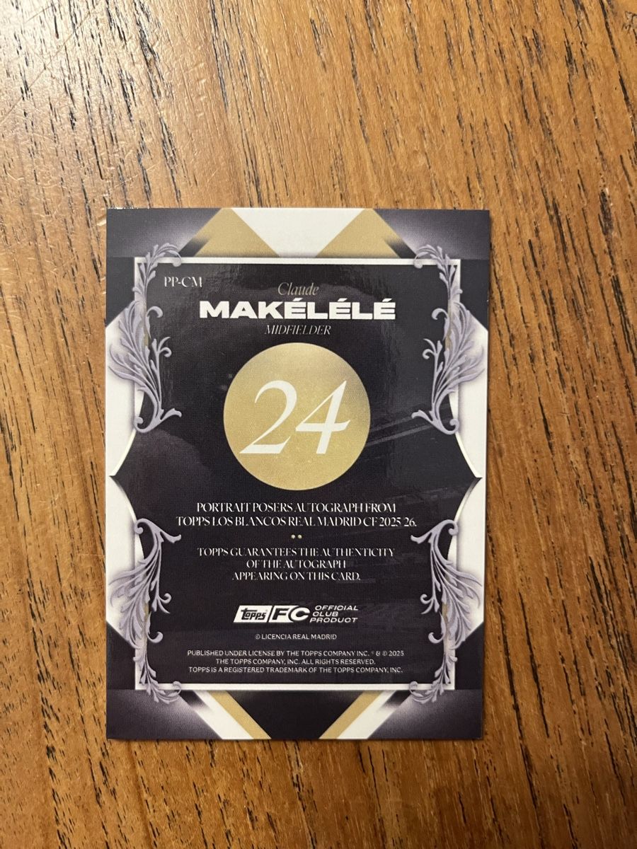 Topps Carte collezionabili: Topps Los Blancos Real Madrid Makélélé Autogramm /150 – Nuovo (secondo la descrizione) da Dornach venduto da Raulgp7 1