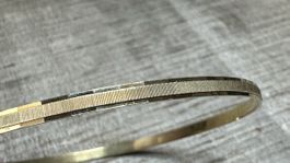 Armreif Gelbgold 14kt (585). Durchmesser 65mm