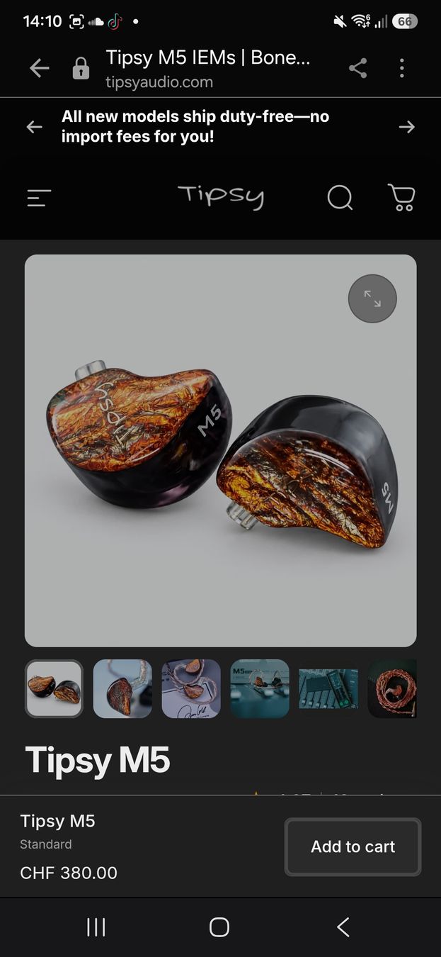 Kopfhörer: Tipsy M5  Gaming in ears – Neu (gemäss Beschreibung) aus Laupen BE von zeh_xd8z 5