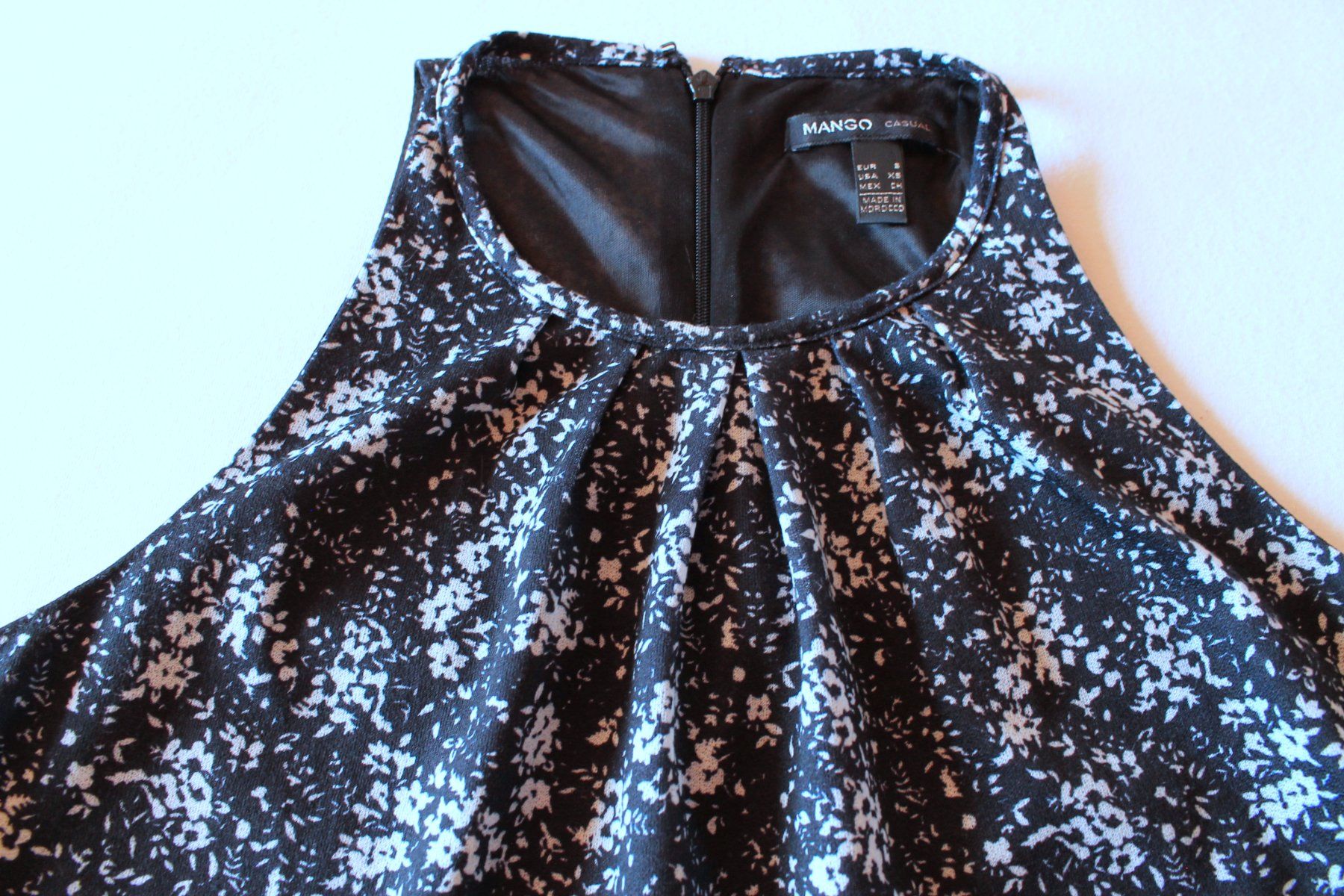 Mango Vestiti: Mango * gemustertes KLEID  36  S – Usato da Rebstein venduto da QuasarVincent 2