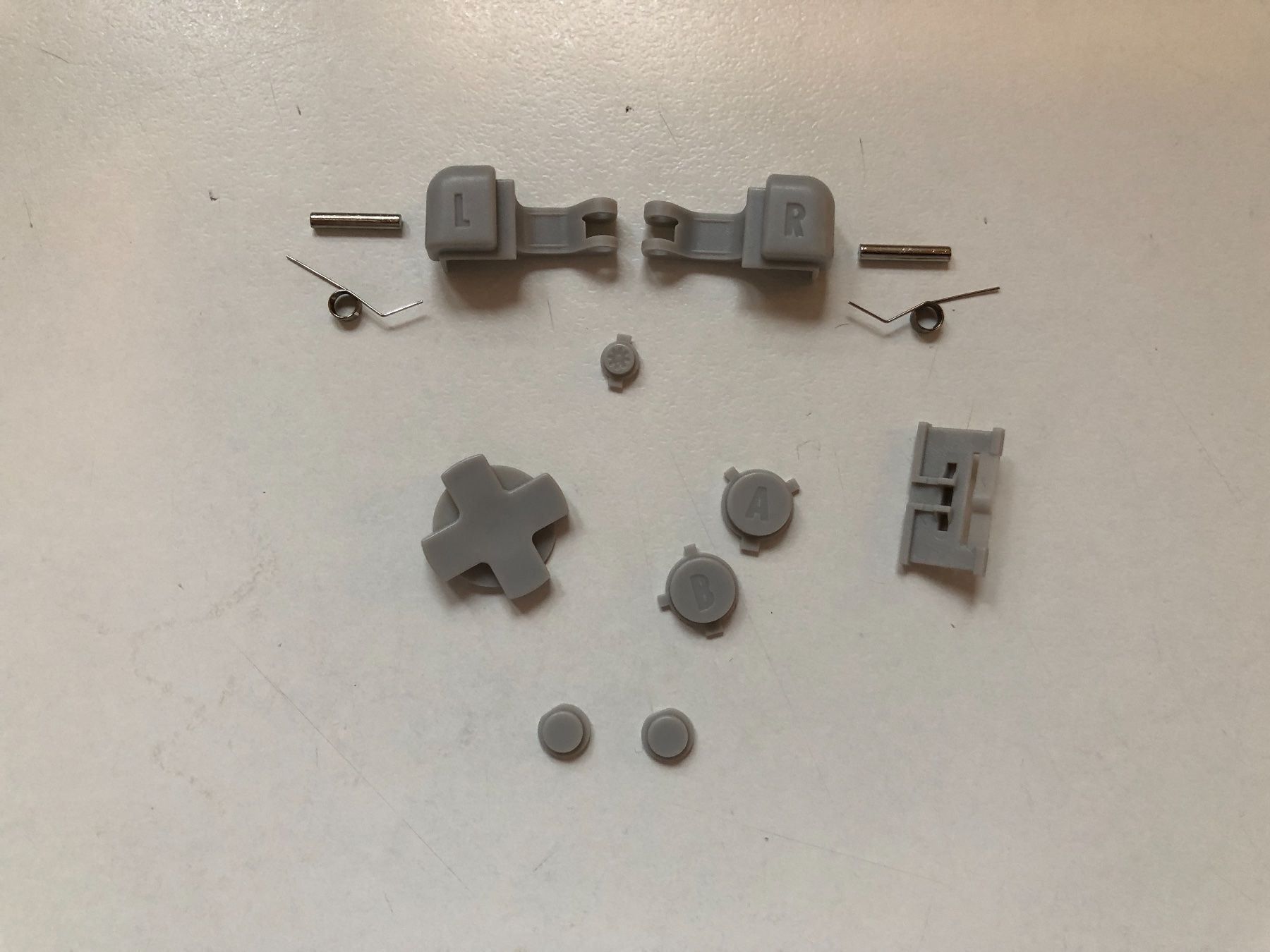 Nintendo Console: Game Boy Advance SP gray buttons set – Usato da Lugano venduto da Mat_0_taM 2