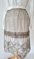 NOA NOA XL L ROCK JUPE  BEIGE STICKEREI TOP ZU BLUSE TUNIKA