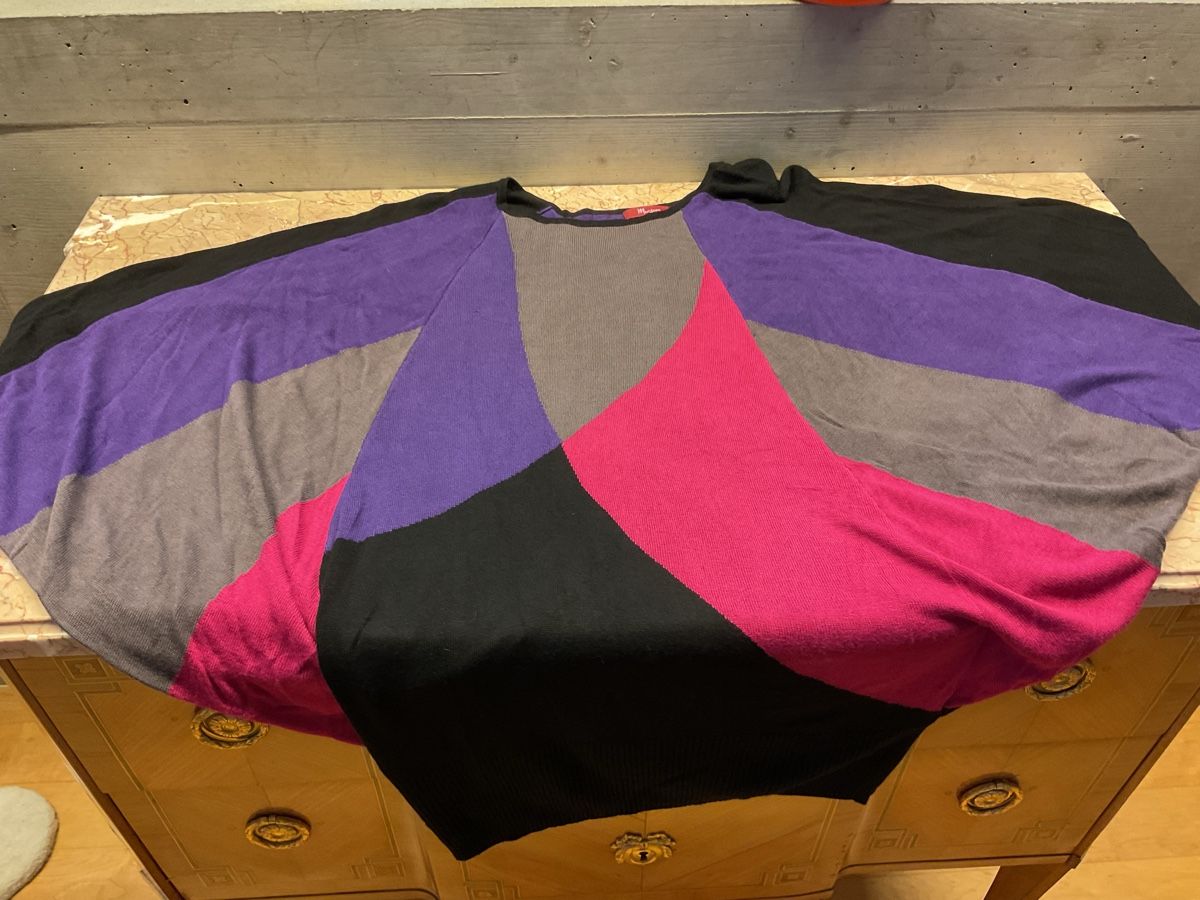 Maglioni & Felpe: Monsoon - Pull colorblock taille M – Usato da Villarepos venduto da Sglobule 3