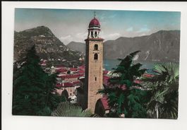 AK ca. 1940 Lugano Catthedrale S. Lorenzo Glanzkarte