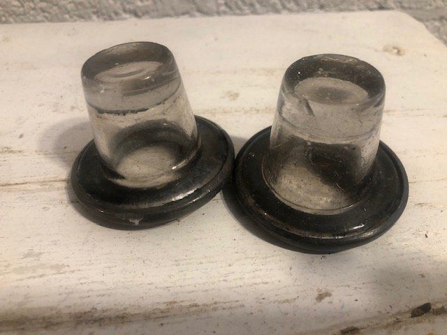 Altro in Antiquarato & Arte: 2 encriers en verre et étain – Usato da Chézard St Martin venduto da schmitt 2