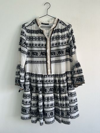 Devotion Sommerkleid schwarz weiss