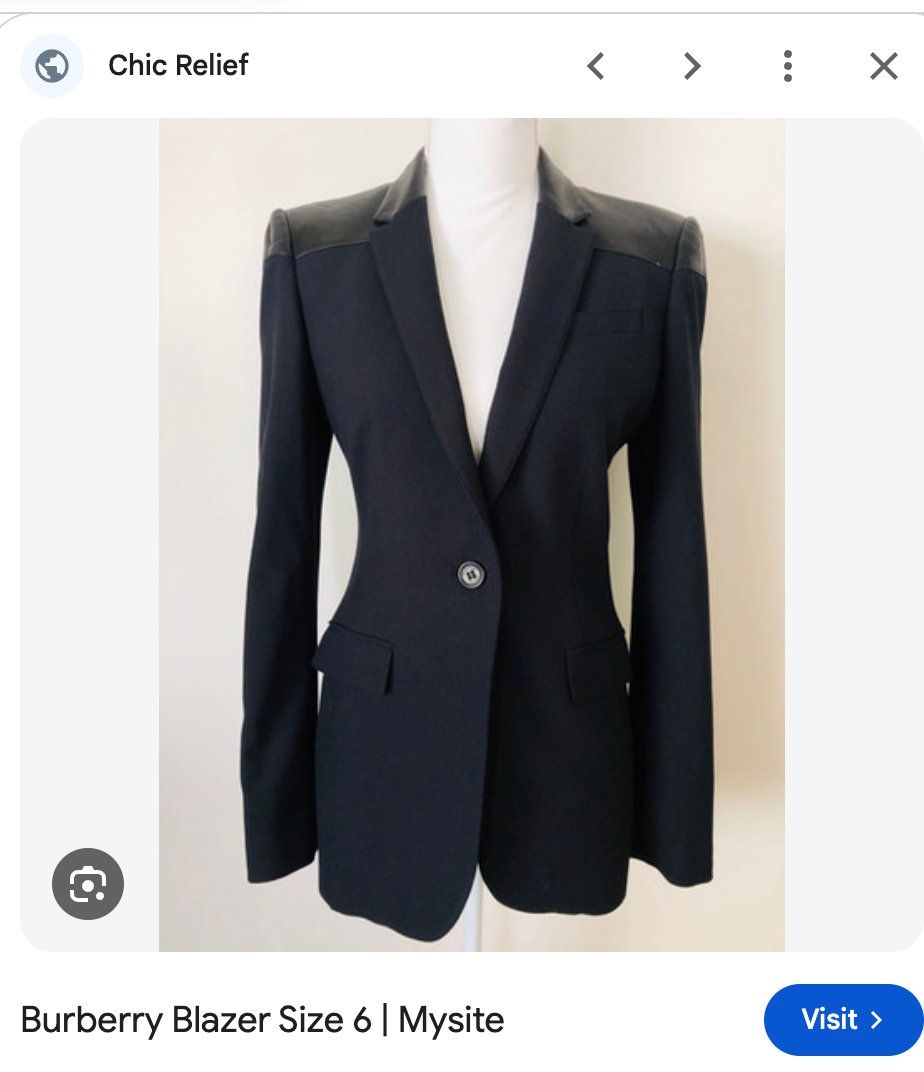 Giacche: Tailor-made blaser with contrasting leather shoulder panel – Usato da St-Sulpice VD venduto da juhdu 8