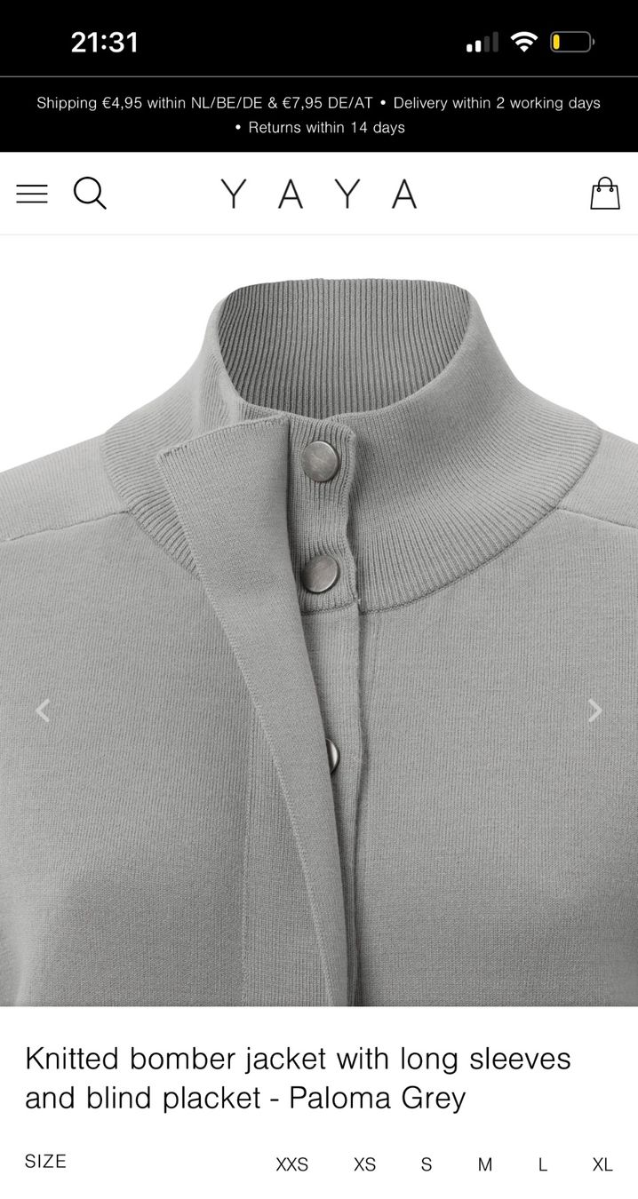 Giacche: YAYA Damen Knitted bomber jacket with long sleeves – Nuovo e nell'imballaggio originale da Sattel venduto da Zlata1 4
