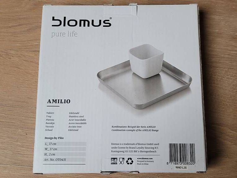 Piatti di portata: Blomus Tablett Amilio Edelstahl NEU – Nuovo e nell'imballaggio originale da Zofingen venduto da Loop_ReSale 1