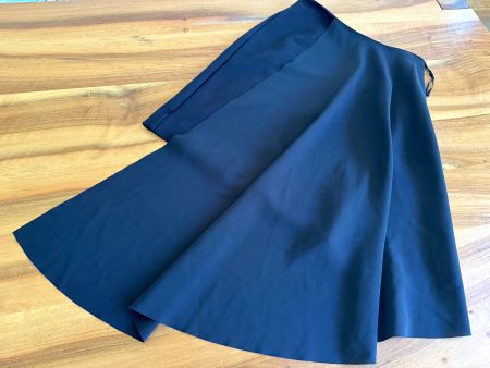 COS asymethrische Rock/Jupe schwarz Grösse 34 wie NEU