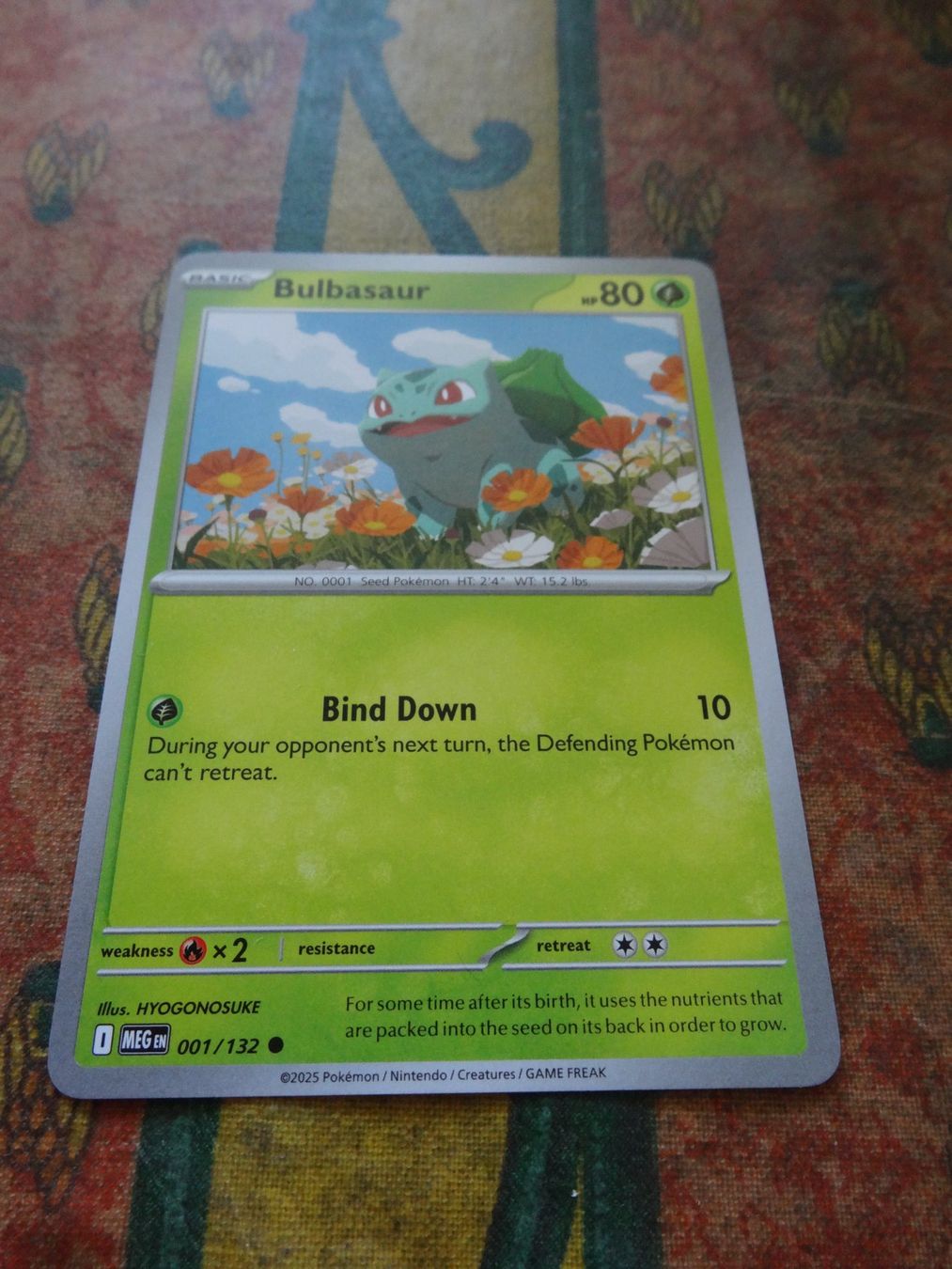 Pokémon Carte collezionabili: POKEMON  Bulbasaur   I  MEG EN  001/132   HP80  2025 – Usato da Romanel-sur-Lausanne venduto da Swift13