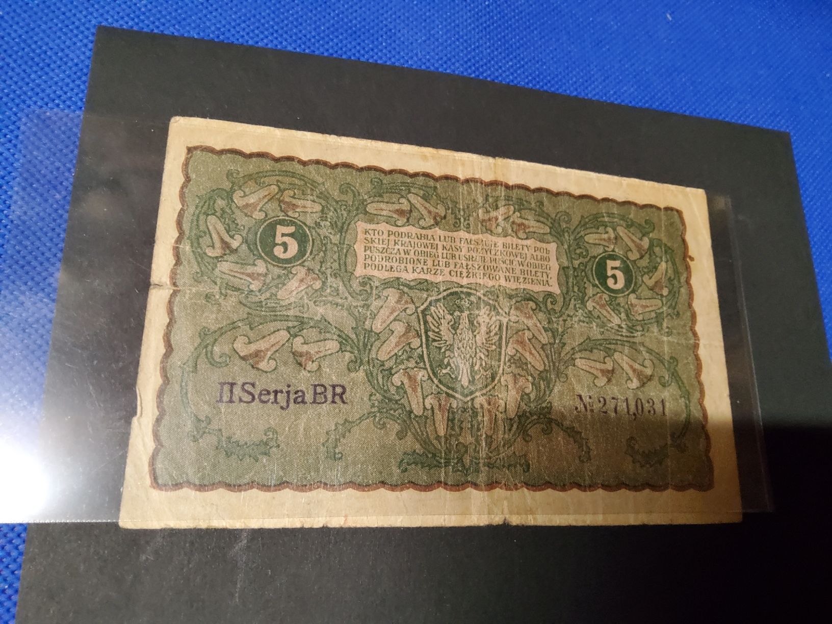 Banconote: Banknote Polen 1919 – Usato da Herisau venduto da Nluanalucas 1
