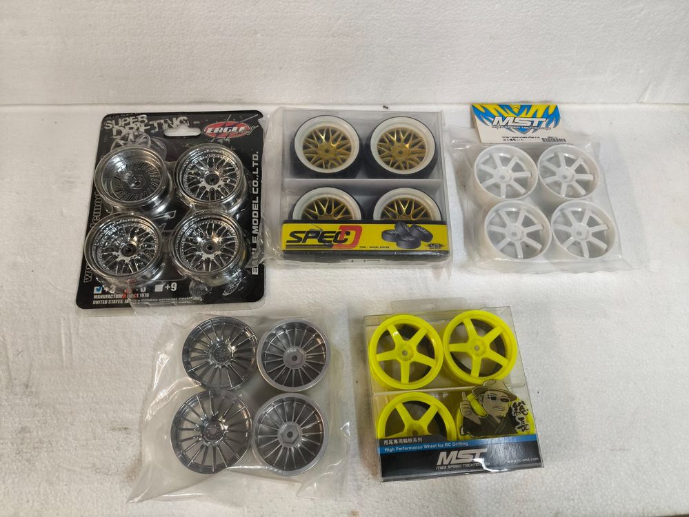 KINGCOO RC Drift Reifen & Felgen 63mm - Für 1:10 RC Autos Tamiya HSP HPI