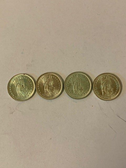 Tutti le monete: 4 x 50 Rappen – Usato da Gams venduto da Schaf4 1