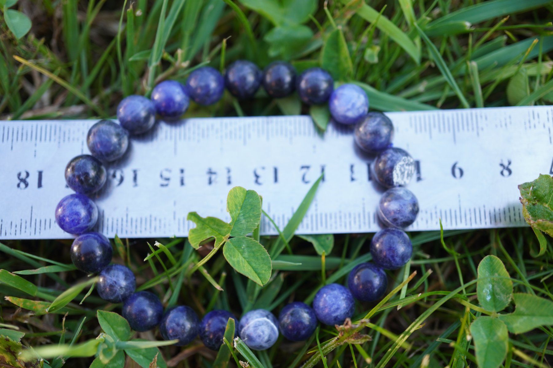 Minerali & Pietre curative: Sodalith     Armband mit Gummizug porto Gratis – Difettoso da Eschenbach SG venduto da topstone 7