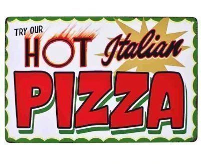 Ecriteaux: Blechschild - Pizza Reklame – Neuf avec emballage d'origine à Buchs SG par Skullep 1