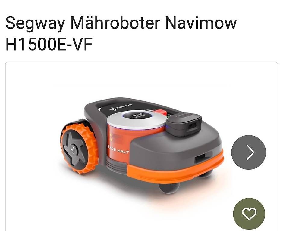 Rasenmäher: Segway Navimow Mähroboter NEU – Neu und originalverpackt aus Münchenbuchsee von duc940