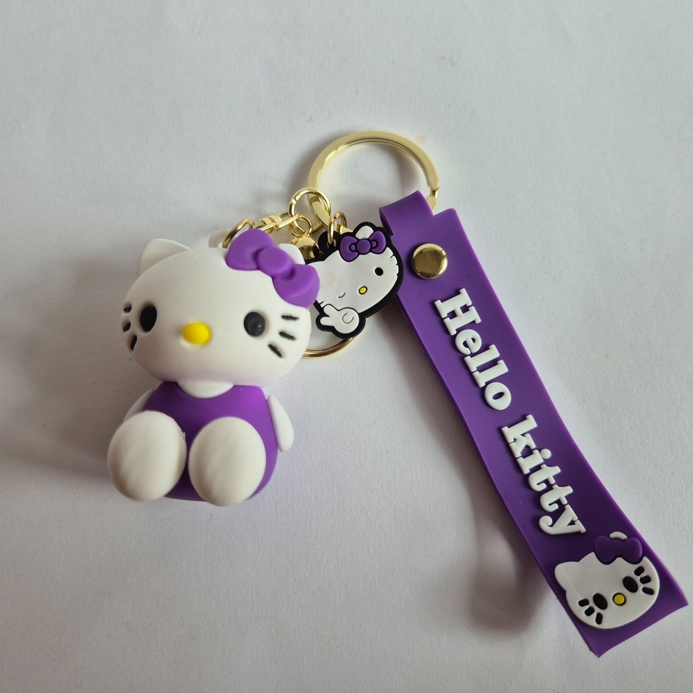 Statuette: Hello Kitty Schlüsselanhänger - Violett 2 - MER – Nuovo (secondo la descrizione) da Zürich venduto da Mephisto87