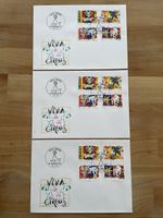 3 Ersttagsbriefe von Zirkus Knie