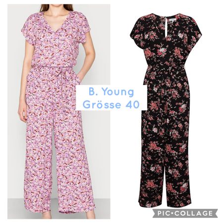 B. Young Jumpsuit geblümt Grösse 40 neuwertig