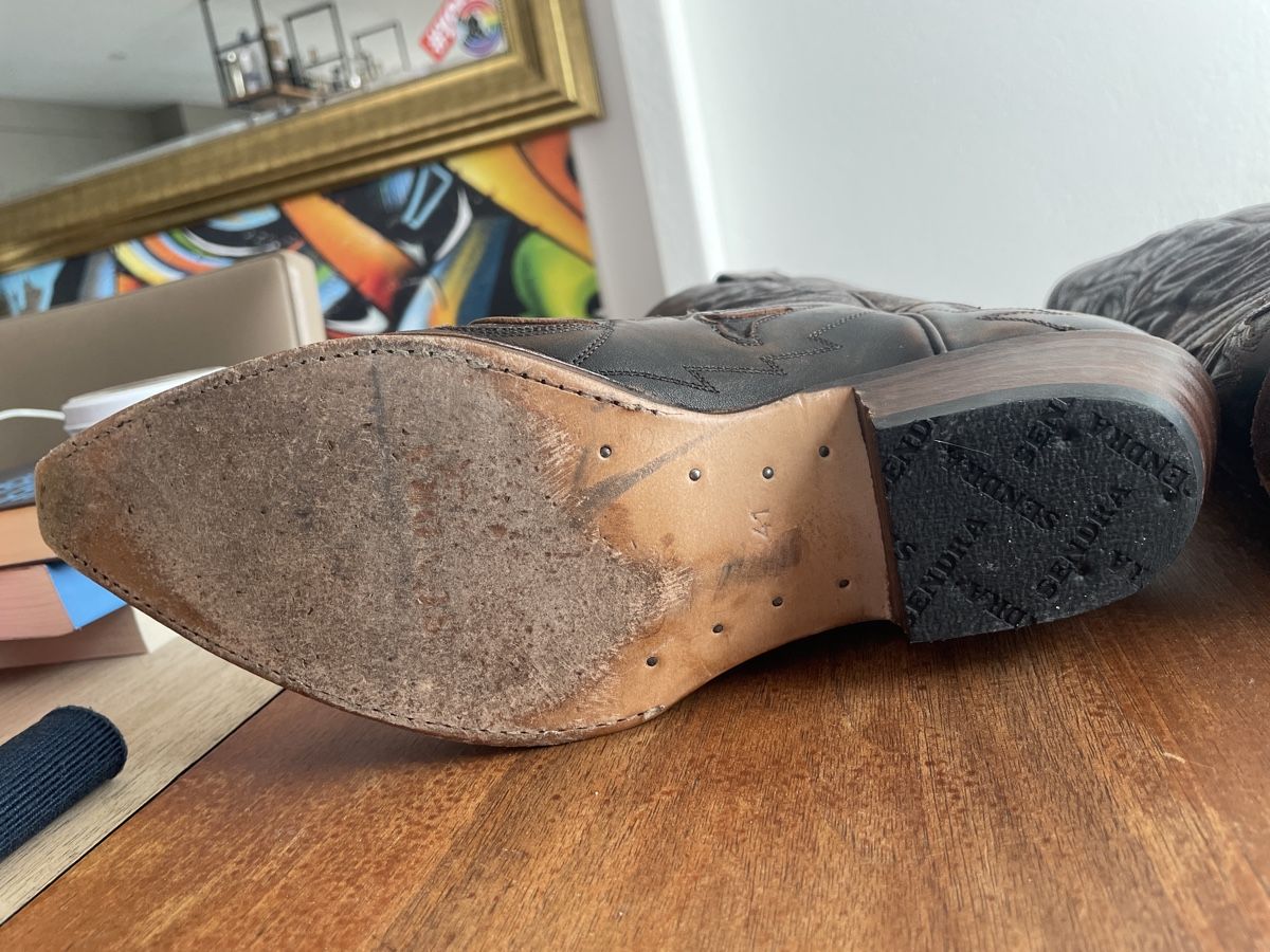 Sendra Herrenschuhe: Stylishe browne leder Cowboy Boots – Gebraucht aus Oberglatt ZH von nad_xbr6 5