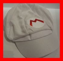 Super Mario Kappe Mütze Basecap WEISS Hut Nintendo Switch