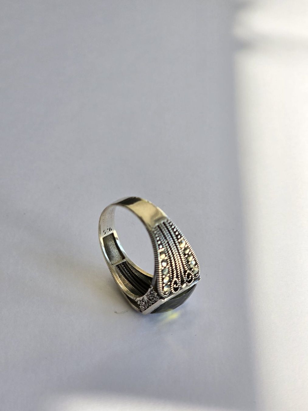 Anelli: Bague en argent, Zircon, taille 63 – Nuovo e nell'imballaggio originale da Neuchâtel venduto da NIDAVELIR