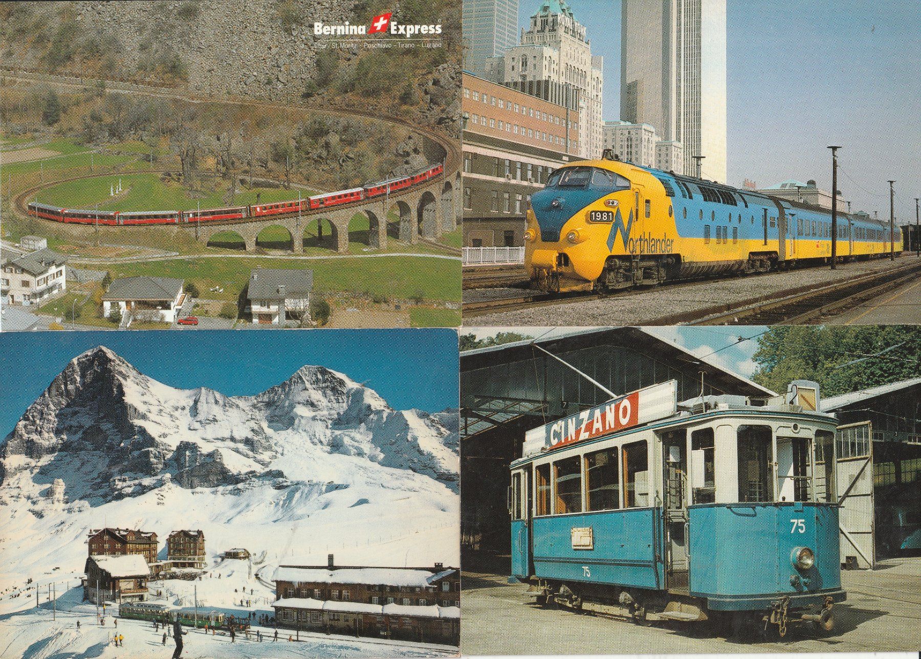 Cartoline postali: 40 karten Bahnen - Eisenbahnen – Usato da Lumbrein venduto da made02 9