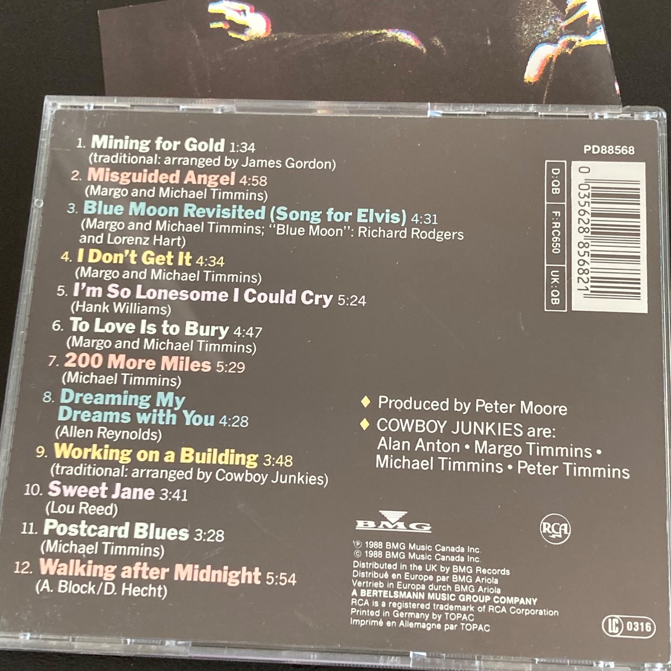 CD: Cowboy Junkies - The Trinity Session | Folk Rock – Usato da Bern venduto da Ntsamina 1