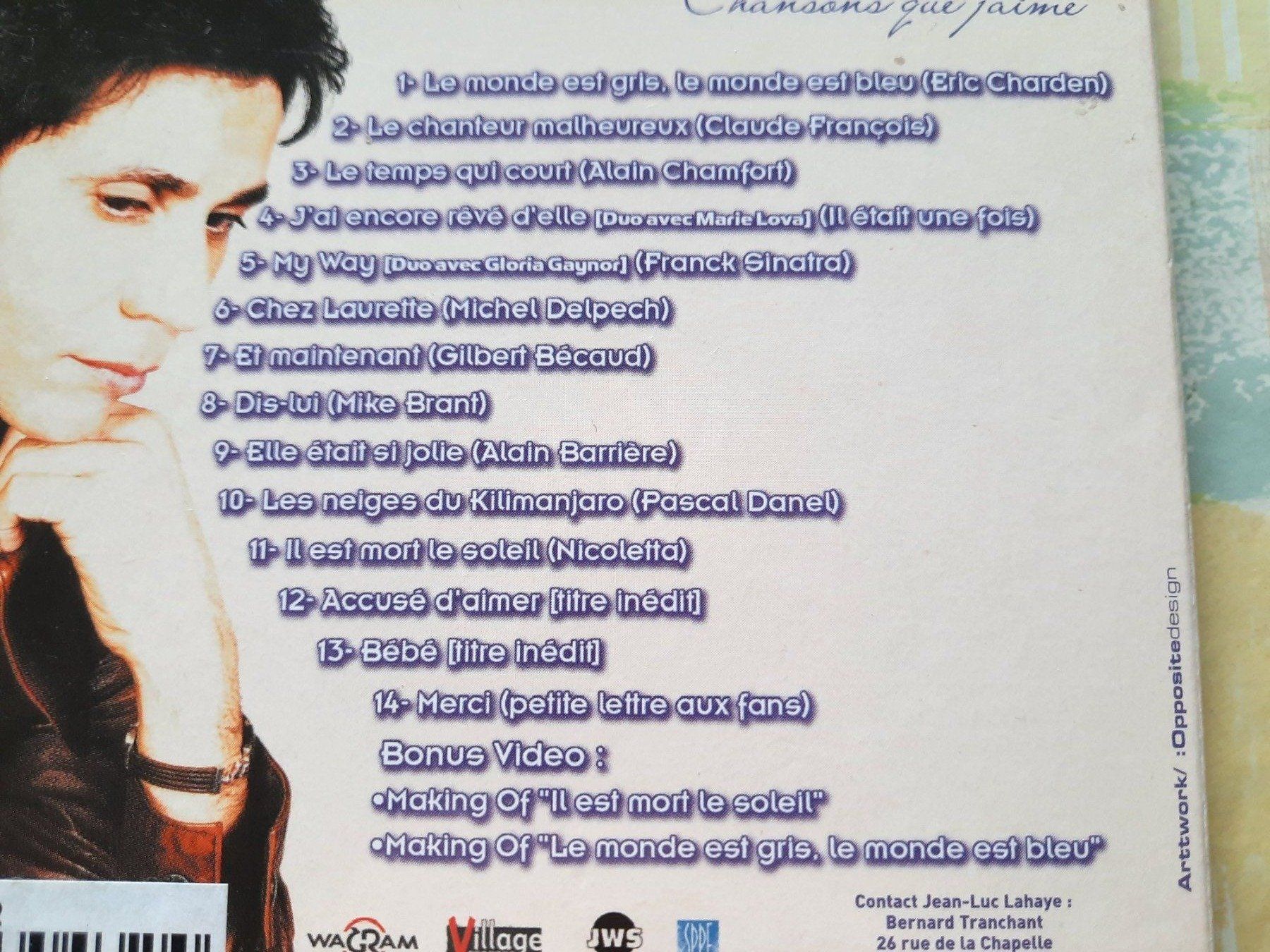 CD: CD Jean-Luc Lahaye - Chansons que j'aime – Usato da Pully venduto da bro_n52j 2
