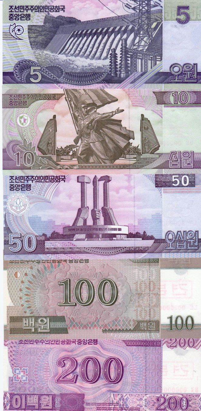 Banconote: 10 billets COREE DU NORD SPECIMEN 2002-13 (UNC) – Nuovo (secondo la descrizione) da Sonceboz-Sombeval venduto da Simuncons 1