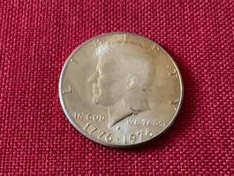 Halbdollar-Münze Kennedy 1776-1976 - Bicent-Ausgabe...