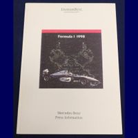 Mercedes-Benz Press Information Formula 1 1998