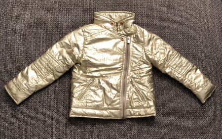 Goldene Jacke, gefüttert, Gr. 98