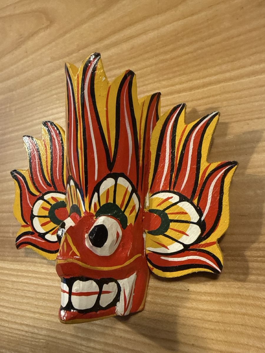 Tutte le decorazioni: Maske als Wanddeko, Sri Lanka – Usato da Bern venduto da saemu02 1