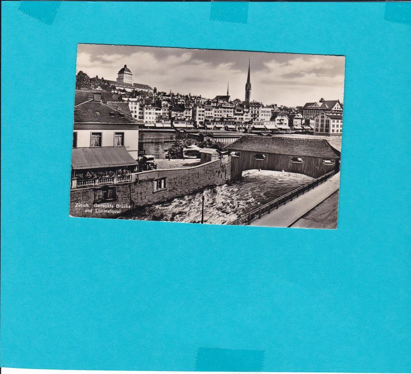 Zürich-gedeckte Brücke über die Limmat | Kaufen auf Ricardo
