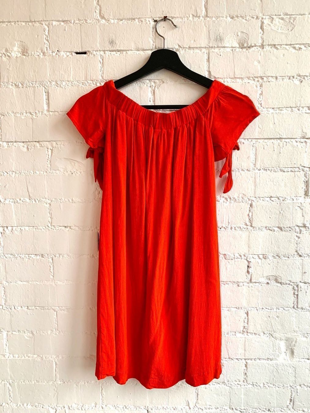 Mango Vestiti: Orange-Rotes Kleid von Mango – Usato da Bern venduto da Fraeuleinhonig 4