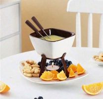 Fondue-Set mit 2 Gabeln