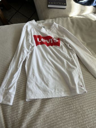T-shirt manches longues Levi's blanc, taille 152