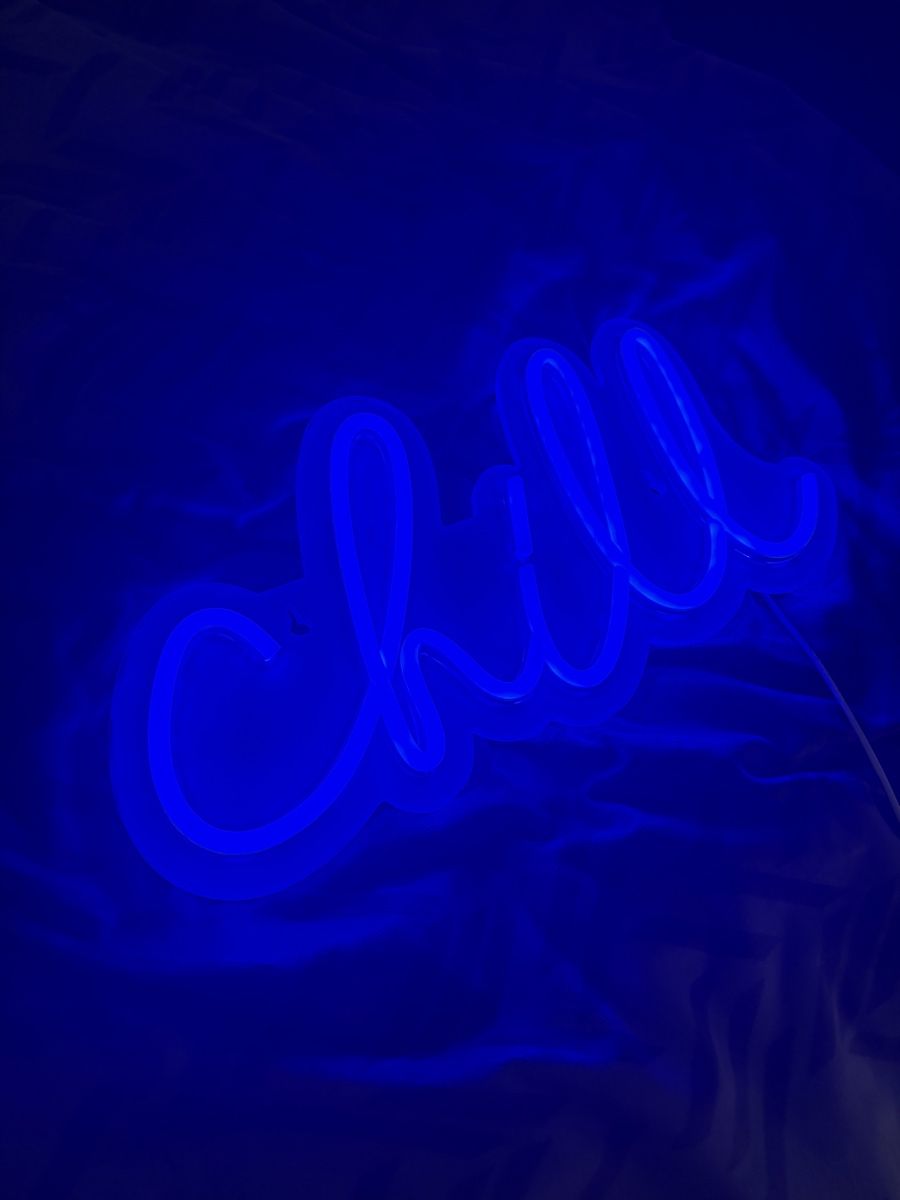 Lampade: Chill - LED Blau Neon Sign Licht – Nuovo (secondo la descrizione) da Wengen venduto da Kienzler240509 2