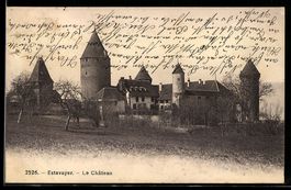 AK Estavayer, Le Château, 1909